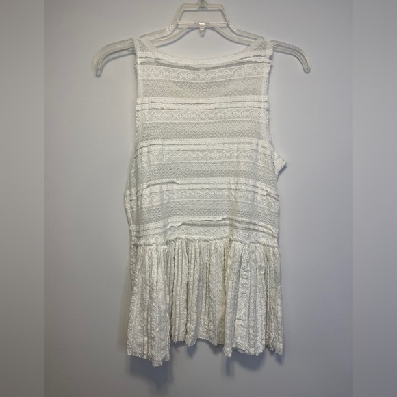 Intimately Free People Sheer Lace Tank Top Tunic M - Picture 8 of 9